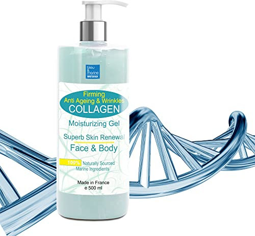 Gel Anti-età al Collagene per Donna e Uomo Gel Rassodante Viso e Corpo a Radiofrequenza Conduttrice Siero Viso Antirughe Contorno Occhi Lift Gel Tonificanti Seno e Corpo - 500 ml