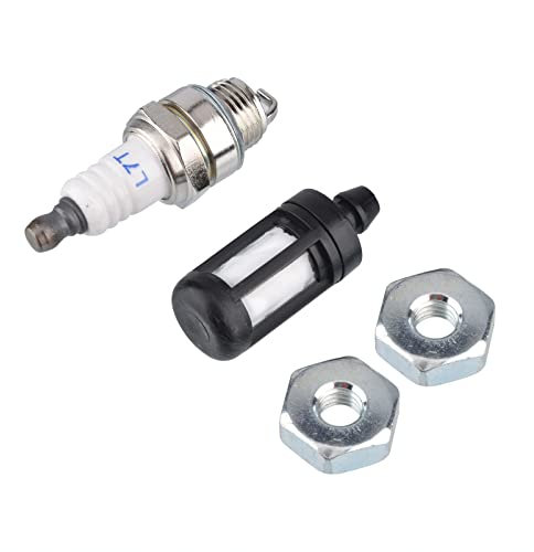 Cancanle Muttern Zündkerzen Kraftstofffilter Satz für STIHL MS460 MS441 MS390 MS290 MS250 MS230 MS210 MS200T 017 018 021 023 025 MS170 MS180 Kettensäge