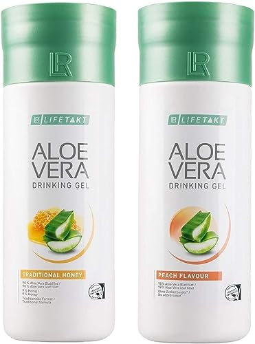 LR Aloe Vera Trinkgel Pfirsich + Honig Set 2x1000 ml Honey+Peach