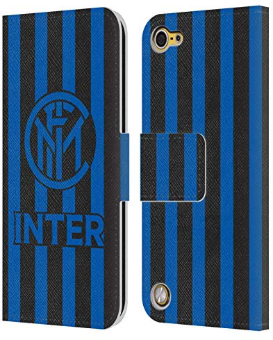 Head Case Designs Offizielle Inter Milan Streifen 2 Grafiken Leder-Wallet-Hülle Kompatibel mit Apple iPod Touch 5G 5th Gen