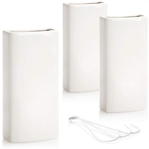 com-four® 3x Luftbefeuchter Heizung - Heizkörper Luftbefeuchter in weiß - Heizung Wasserverdunster aus Keramik