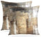 Britimes Wurfkissenbezüge Moderne Home Art Decor, 45,7 x 45,7 cm Set mit 2 Kissenbezügen dekorativ, abstrakte Ölgemälde Kissenbezüge für Schlafzimmer, Wohnzimmer, Kissen Sofa, Taupe Grau Braun Beige