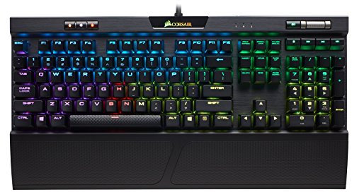 CORSAIR K70 RGB PRO Clavier de Jeu Mécanique Filaire – Interrupteurs Linéaires Cherry MX Red, SOCD, PBT Double-Shot Keycaps, 8000Hz Hyper-Polling, NKRO, Anti-Ghosting, Tournoi Switch, AZERTY FR – Noir