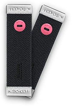 Nato Cuff - Der Original Hemdmanschettenhalter - Stoppen Sie das gerollte Langarmhemd - Ziehen Sie es elegant hoch - Elastische rutschfeste Ärmelhalter (Joe Pink)