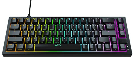 Xtrfy K5 Clavier Gaming Compact RGB Filaire US Disposition (Noir)