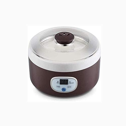 HMTE Macchina per Yogurt Contenitori per Yogurt Barattoli di Vetro - Macchina per Yogurt Maker Elettrica Automatica Easy Gelatiera