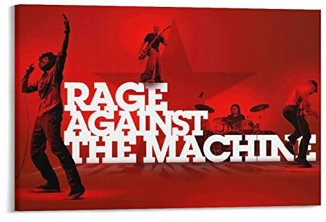 Poster der Rockband Rage Against The Machine, Musikdruck, Fotokunst, Malerei, Leinwand, Poster, Heimdekoration, Poster, 50 x 75 cm