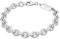 Kuzzoi Herren Silber Armband mit Anker Glieder (5 mm) für den Mann, Rundankerarmband aus massiven 925 Sterling Silber, Herrenarmband mit Karabiner, Länge 19 cm