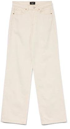 VERO MODA Vmtessa Hr Wide Jeans Ecru Ga Noos