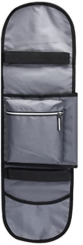 ChangTsing Skateboard-Tasche, Rucksack für regulär, Penny, E-Board, faltbarer Skate, verstellbare Schultertasche, tragbare Tragetasche, Grau, 82 x 28 x 4 cm