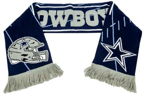 Dallas Cowboys NFL Schal Fanschal Scarf ** Team HD Knitted Jaquard Scarf ** in 145 x 20 cm