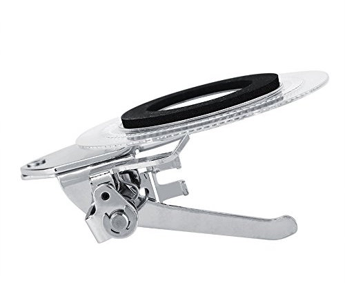 Nähmaschinenfuß, Blumennähfuß, Rundstick-Nähfuß, Multifunktionaler Gänseblümchen-Blumenscheiben-Musterstich, Runder Fuß Für Heimnähmaschinen-Stickstichkreise