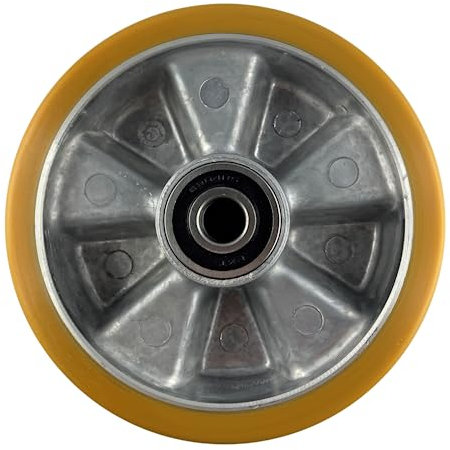 Hubwagen Rad Polyurethan 180 x 50/55 mm, Achse 25 mm inkl. Kugellager - Ersatzrad