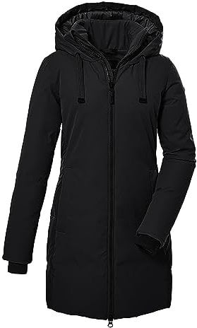 G.I.G.A. DX Damen Funktionsparka mit Kapuze/Parka wasserdicht GW 1 WMN PRK, schwarz, 44, 39827-000