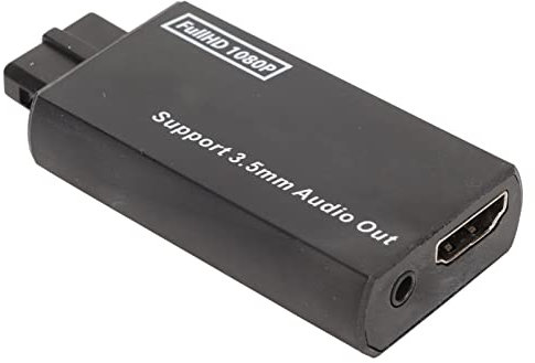Septpenta für N64 zu HD Multimedia Schnittstellenadapter, Kompatibel mit N64, (PAL, NTSC) Anzeigemodi, Plug and Play, Anzeige auf 1080P HD TV/Monitor