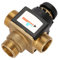 Thermostatisches Mischventil, G 1 Anschluss Thermostatmischer mit 3 Wegen, 35-60 ℃ Thermostatmischer für Sanitärwarmwasseranlage (Außengewinde)