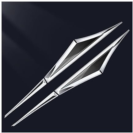 MMHGFIR 3D car Sticker Autoabzeichen Emblem, für Mercedes Benz W211 W203 W204 W210 W124 3D Metall Chrom Selbstklebende Logo Emblem Außendekoration Zubehör,C