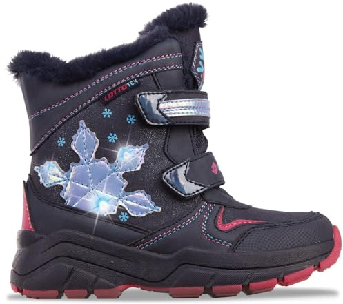 Lotto Stylecode: 2600560K Frostisen Tex K Unisex Kids Halblange Stiefel Navy/Light Blue 30