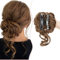 SEGO Haarteil mit Klammer Dutt Haarteile Haargummi mit Haaren Extensions Pferdeschwanz Zopf Hochsteckfrisuren #10