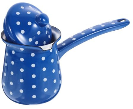 Cabilock 1stück Retro Türkischer Kaffee-kettle Mit Henkel Mehrzweck-kaffeekanne Emaille Für Heiße Und Getränke Für Zuhause Hotel Und Restaurant