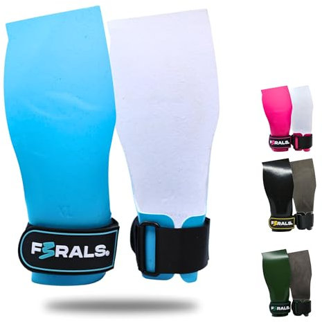 F3RALS ® MANIQUE Cross Training | Manique sans Magnesie - Manique Gymnastique Fille - Manique Gymnastique Barre - Manique Gym - Manique Femme - Manique Homme - Maniques sans Magnesie (Bleu S/M)