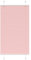 vidaXL Plissee Rosa 75x100 cm Stoffbreite 74,4 cm Polyester, Faltrollo, Klemmfix, Plisseerollo, Jalousie, Rollo, Plisseerollo für Fenster