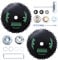9 x 20T 2-Set Carbon Steel Round Chainsaw Tooth Brush Blades - Universal Adapter Kit with 3 Round Files, Compatible with Brush Cutter, Trimmer, Weed Eater, Husqvarna, Stihl, Ego