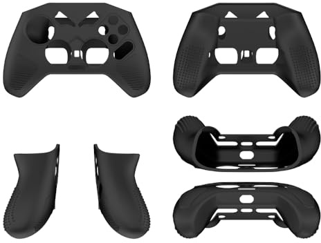 Silikon Schutzhülle für FLYDIGI Vader 4 Pro,Gaming Controller Schutzhülle Abdeckung Stoßfeste Hülle für FLYDIGI Vader 4 Pro (Schwarz)
