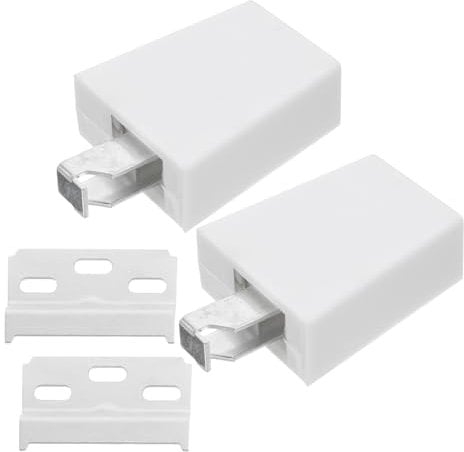 DOITOOL 2pcs Cabinet Wall Cabinet Code Cabinet Hangers Grass Hinges Cabinet Hardware Hinges Small Hinge Hidden Hinge Kitchen Cabinet Hinges Corner Cabinet Hinges Pp White