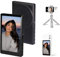 Ailan Vlog Selfie Monitor, kabellose magnetische Handyhalterung mit Clip für iPhone/Android mit Bluetooth Fernbedienung für Selfie Vlogging oder Livestreaming，Schwarz