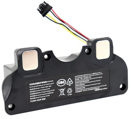 Batería De Repuesto De 6500 MAh, Compatible Con CECOTEC, Compatible Con CONGA, 4090, 4490, 4590, 4690, Accesorios Y Herramientas For Aspiradoras Robot.(12800mAh)