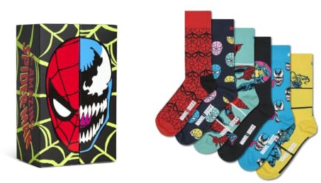 Happy Socks Unisex Marvel™ Spider-man 6-pack Socks Gift Set Socken (6er Pack)