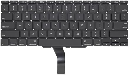 X psblty Laptop-Tastatur, kompatibel mit MacBook, Air 11 A1370 A1465 (US, UK, Russisch, Deutsch, Französisch, Spanien, Brasilien, Italienisch, Portugal, PT, Türkei, TR, Thailändisch)(EU-Russian)