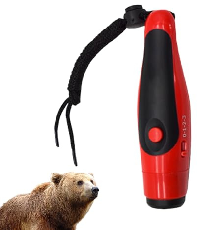 Bocina para Osos - Dispositivo Electrónico Portátil 125dB,Bocina de Aire para Seguridad,Para Barcos Camping Náutica Mochilero Eventos Senderismo Supervivencia