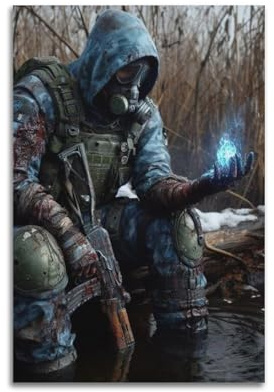 Stalker 1 Leinwand-Poster, Schlafzimmerdekoration, Landschaft, Büro, Raumdekoration, Geschenk, 30 x 45 cm
