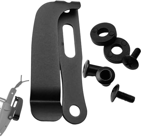 Authentische Messerscheide, kompakter Metall-Gürtelhalterclip, 6-Zoll | Verschluss mit sicherem Halt, robuste Edelstahlhalterung, Taschenverschluss mit Design, Outdoor-Utility-Tragetasche für den C