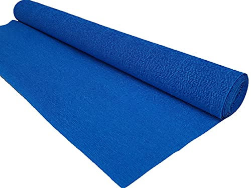 5 Rollen Floristen Krepppapier Bastelpapier je 250cm in tollen Farben (BLAU)