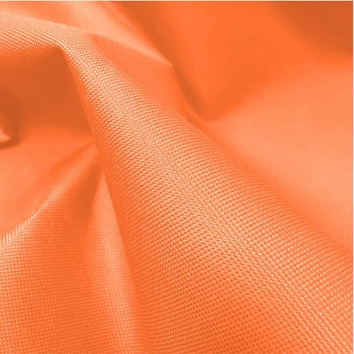 A-Express Schwer Pflicht Strapazierfähiger Dicker wasserdichter Segeltuchstoff 600D Outdoor Abdeckplane Meterware - Orange 2 Meters (200cm x 150cm)