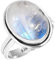 Jeweloporium Weiß Natürlich Mondstein 925 Silber Ringe für Frauen Edelstein viktorianisch Silber Ringe Größe 56(17.8) Geburtstag Geschenk Handgefertigt Schmuck