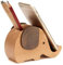 HyFanStr Birthday Gifts for Women and Men, Wooden Phone Stand Cute Elephant Gifts for Women Men, Desk Decoration Pencil Holders, Unique Pen Pot Stationary Pen Holder Presents for Birthday