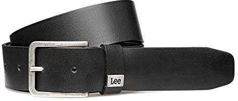 Lee Herren SMALL Logo Belt Gürtel, Schwarz (Black 01), 90