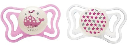 Chicco PhysioForma Succhietto Light 2-6 Mesi, Ciuccio con Tettarella in Silicone, Supporta la Respirazione Fisiologica e Favorisce il Corretto Sviluppo della Bocca, Rosa in Colori Assortiti