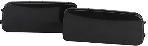 Suuonee Nebelscheinwerfer Abdeckung, ABS Schwarz Nebelscheinwerfer Lampenabdeckung Rahmen für E30 E36 E46 318 323 325[Pair]