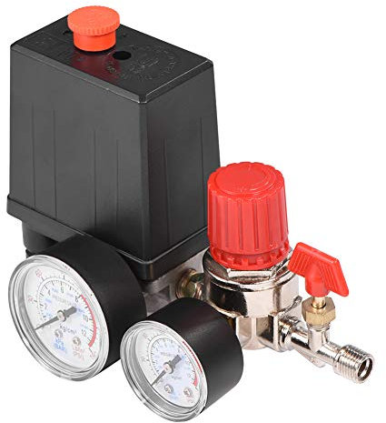 Luftkompressor-Druckschalter, Druckschalter-Steuerventilregler mit Manometern f¨¹r schnellen Druckabbau