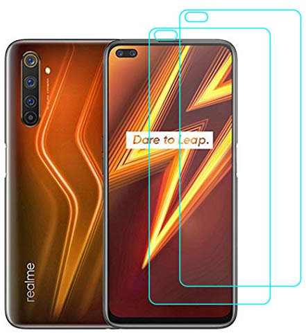 RLTech Protector de Pantalla para Realme 6 Pro, [Alta Definicion] [Sin Burbujas] Cristal Vidrio Templado Premium 9H Dureza para Realme 6 Pro, 2PC