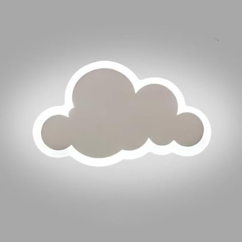 GUANSHAN LED Weiße Wolke Wandlampe Cartoon Kinderzimmer Nachtlicht Dekorative Hintergrundlampe Für Schlafzimmer, Wohnzimmer, Treppen, 3 Beleuchtung