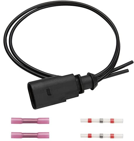 FanPaYY Stecker 2-pol Reparatursatz Kabelbaum 1J0973802 ABS ESP Temperatursensor Ersatzteile kompatibel mit Sko-da Se-at A4 A6 A8 Golf