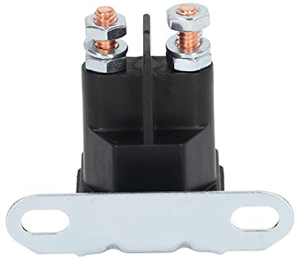 Shipenophy Solenoide relè di avviamento per trattorino, Rame Antipolvere Resistente alla corrosione Impermeabile Durevole DC 12V solenoide relè di avviamento Resistente all'Usura per Tosaerba