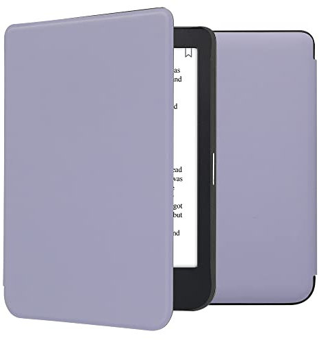 kwmobile Custodia eReader Compatibile con Kobo Clara 2E Cover - eBook Reader Flip Case - Cover eReader Simil Pelle - Lavanda