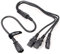 ZBLZGP IEC 320 C14 Stecker auf 3XC13 Buchse Verlängerungskabel, C14 auf 3 x C13 UPS/PDU Y Typ Splitter Stromkabel, 250V/10A (C14-3xC13 1M)